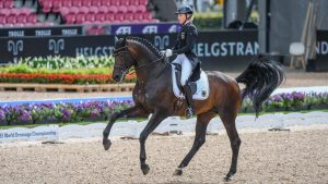 Ingrid Klimke and Franziskus, pictured at the World Dressage Championships 2022