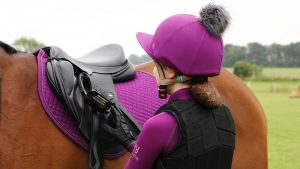 Rider with matchy matchy set and hat silk