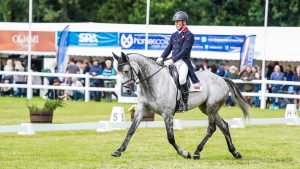 Oliver Townend and Cooley Rosalent lead the CCI4*-L after the dressage at Blair Castle Horse Trials