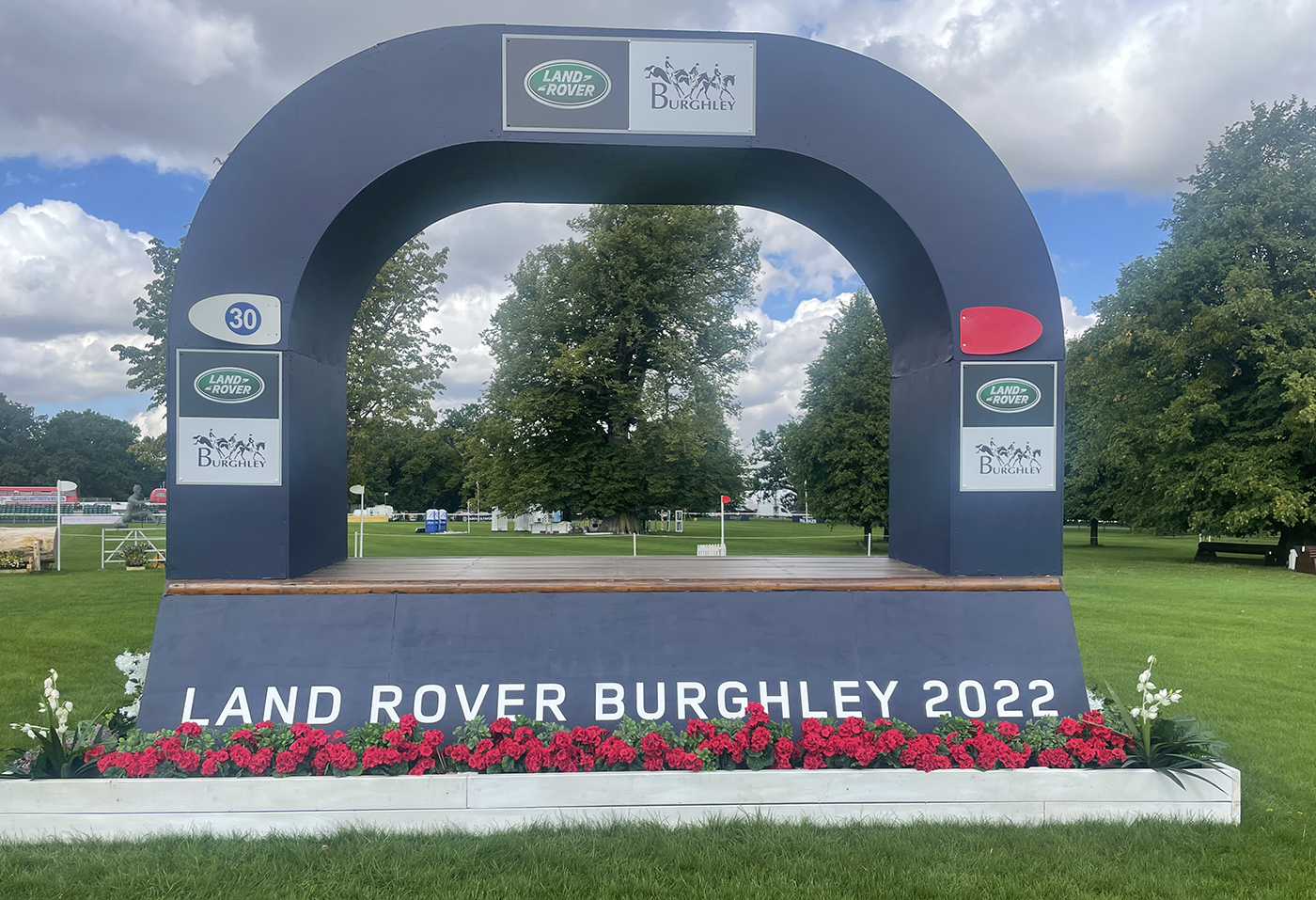 Burghley Horse Trials cross-country course