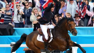 Peter Charles helping Team GB win Olympic gold at London 2012