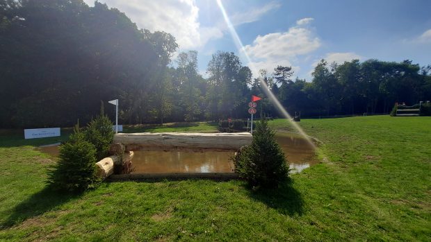 Blenheim Horse Trials cross-country: new water jump