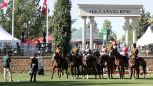 The Household Cavalry are a popular addition to the Spruce Meadows.