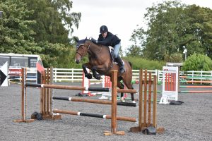 Carolyn Andrews and Firado II, who made a remarkable recovery from a broken skull