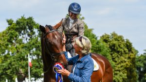 Dubarry Burghley young event horse final five-year-old winner Jack Of Clubs, ridden by Robyn Gray