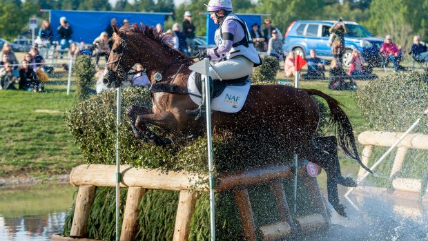 Blenheim Horse Trials cross-country Gemma Stevens and Jalapeno III