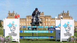 Blenheim Horse Trials showjumping: Piggy March and Halo