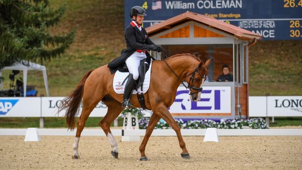 Hanne Wind Ramsgaard at the eventing world championships 2022