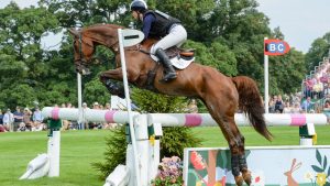 Hollie Swain event rider: competing Solo at Burghley