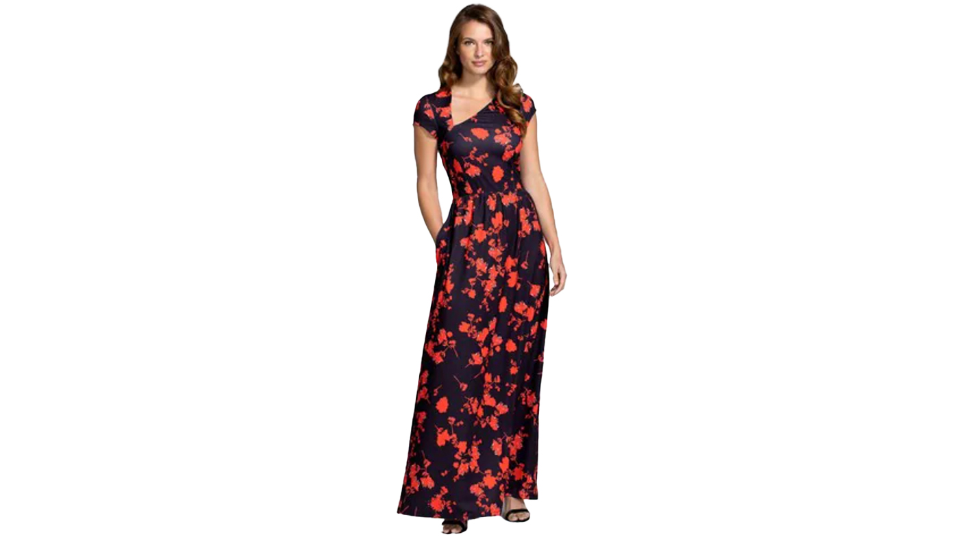 HotSquash Asymmetric Maxi Dress