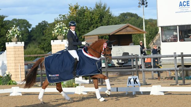 National Dressage Championships novice silver