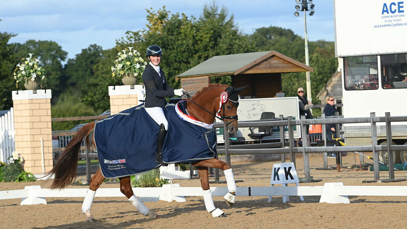 National Dressage Championships novice silver