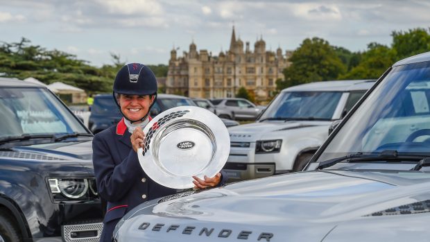 Burghley Horse Trials showjumping: Piggy March wins on Vanira Kamira