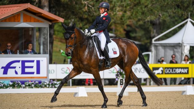 Ros Canter and Lordships Graffalo in the World Eventing Championships dressage