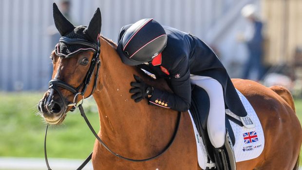Burghley Horse Trials dressage: Sarah Bullimore has taken the lead
