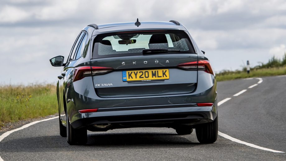 Skoda Octavia from rear
