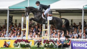 Burghley Horse Trials showjumping: Tim Price and Vitali