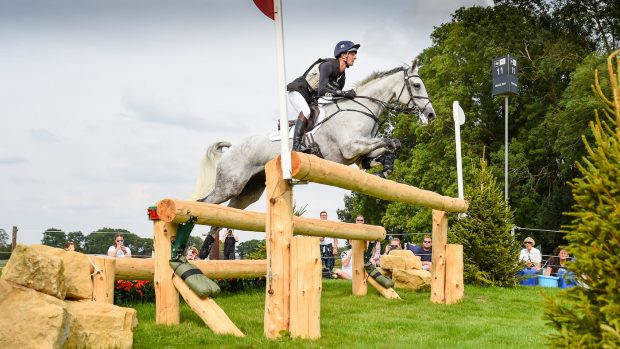 Burghley Horse Trials cross-country: Tom Jackson and Capels Hollow Drift