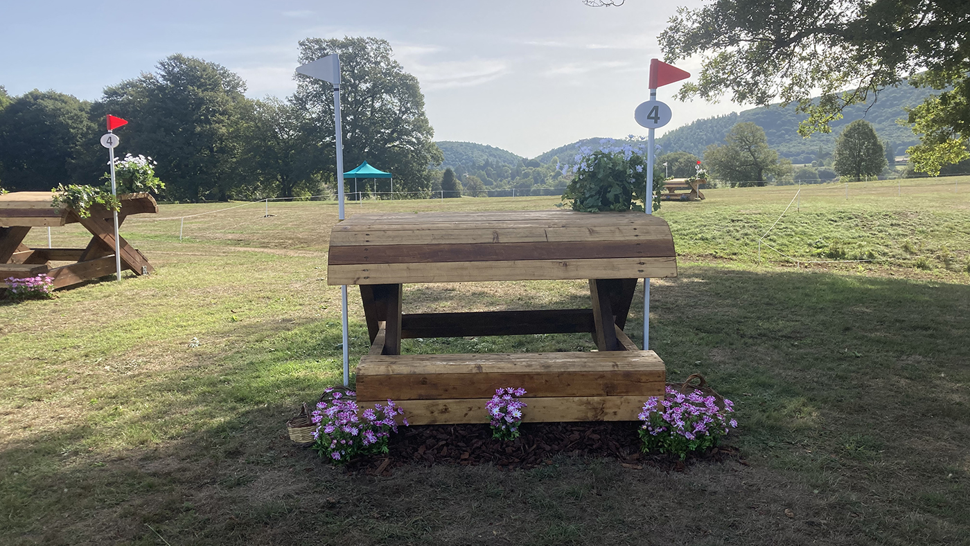 Eventing World Championships cross-country course: fence 4