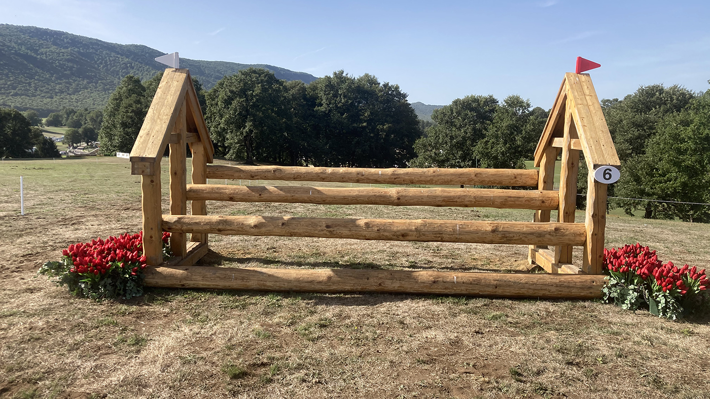 Eventing World Championships cross-country course: fence 6