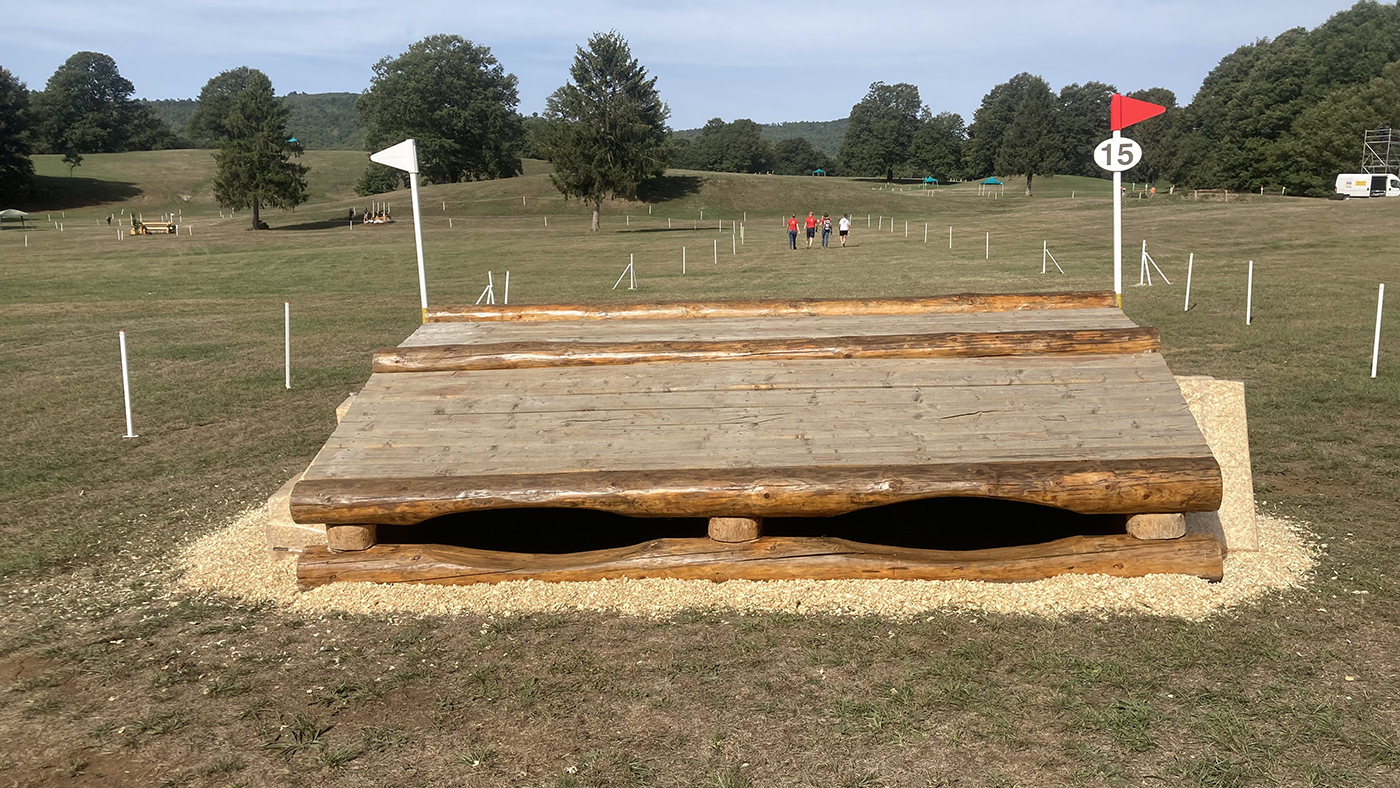 Eventing World Championships cross-country course: fence 15
