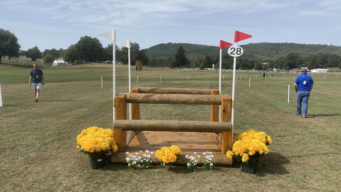 Eventing World Championships cross-country course: fence 28