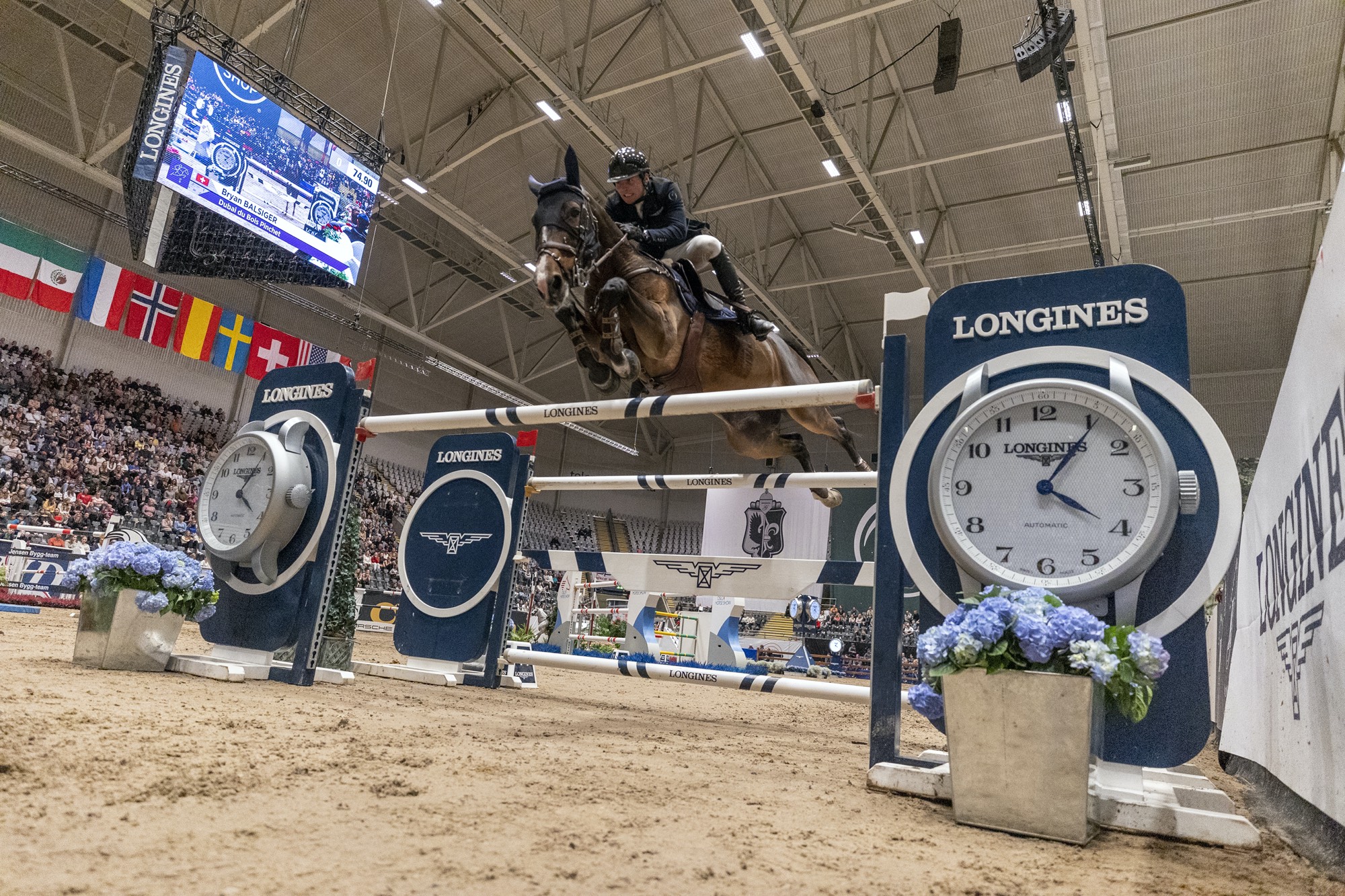 Showjumping results: Bryan Balsiger winning the Oslo leg of the Longines FEI Jumping World Cup