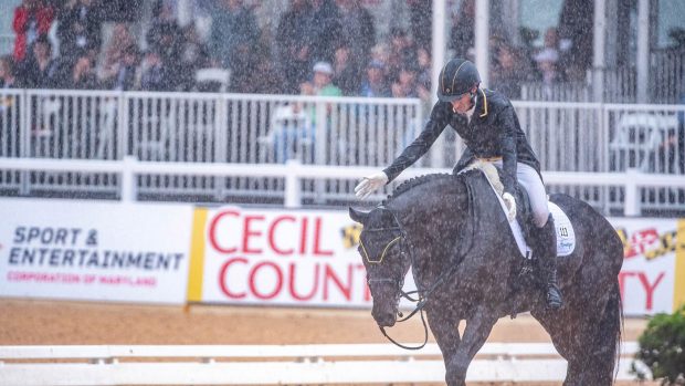 Maryland 5 Star dressage: Woods Baughman and C’est La Vie 135