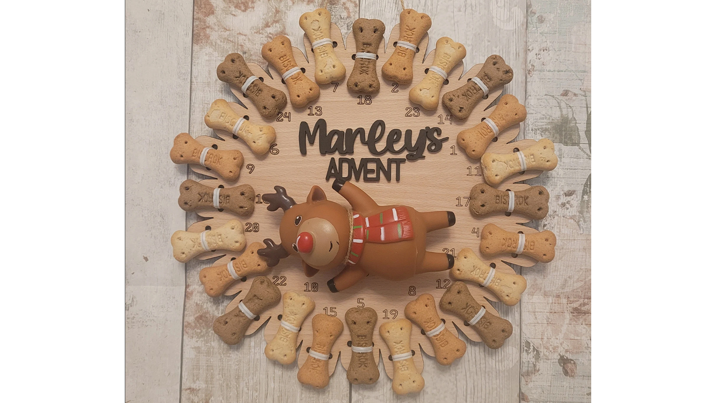 All For You Smudge Personalised Advent Calendar