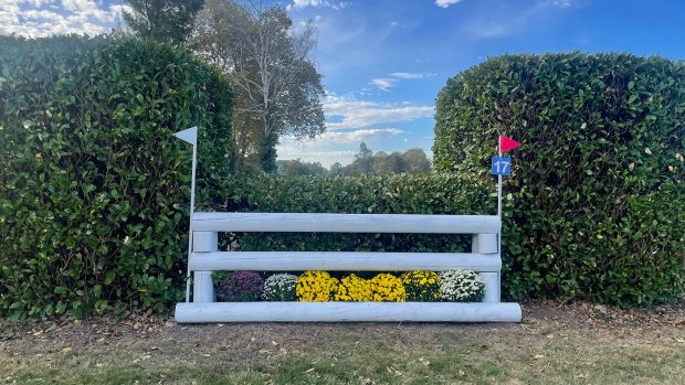 Pau Horse Trials cross-country course