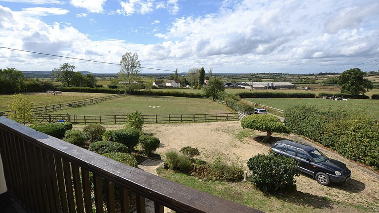 A fivebedroom home with stables, paddocks and pool near a network of