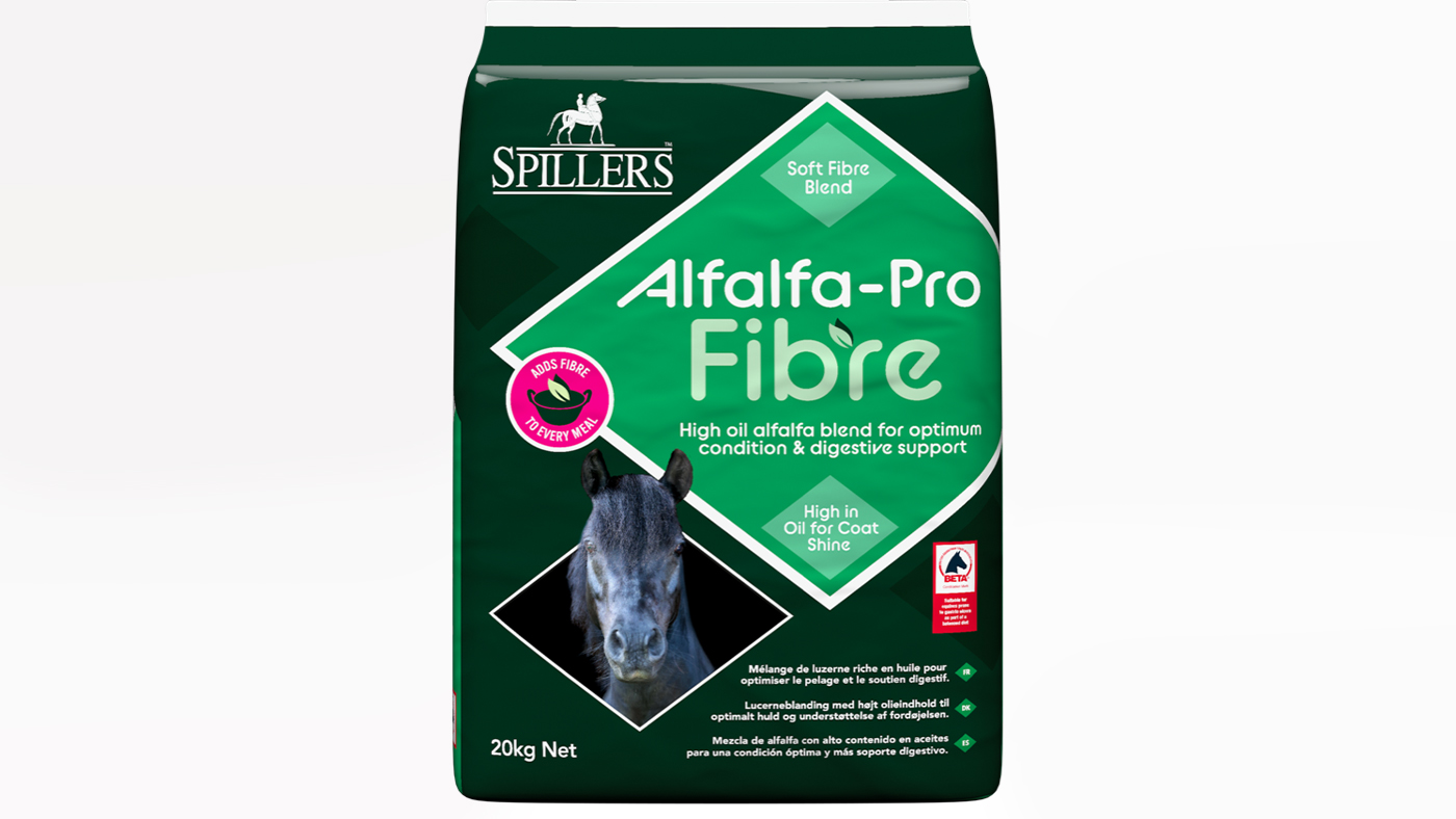 Spillers Alfalfa-Pro Fibre, a suitable feed for horses with ulcers