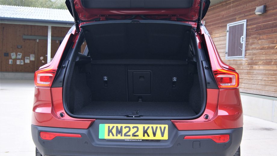 Volvo XC40 rear view boot open