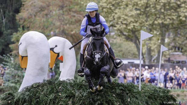 Pau Horse Trials Jonelle Price cross-country with Grappa Nera