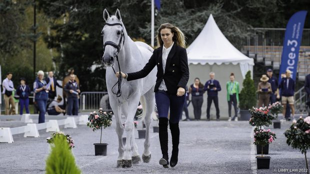 Pau Horse Trials trot-up