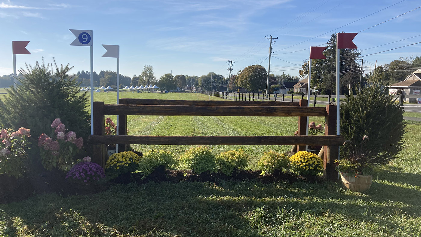 Maryland 5 Star cross-country course 2022: fence 9