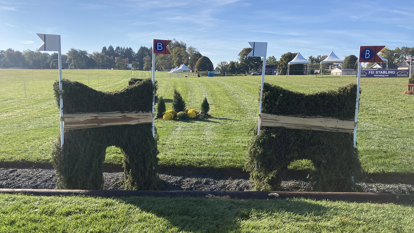 Maryland 5 Star cross-country course 2022: fence 10b