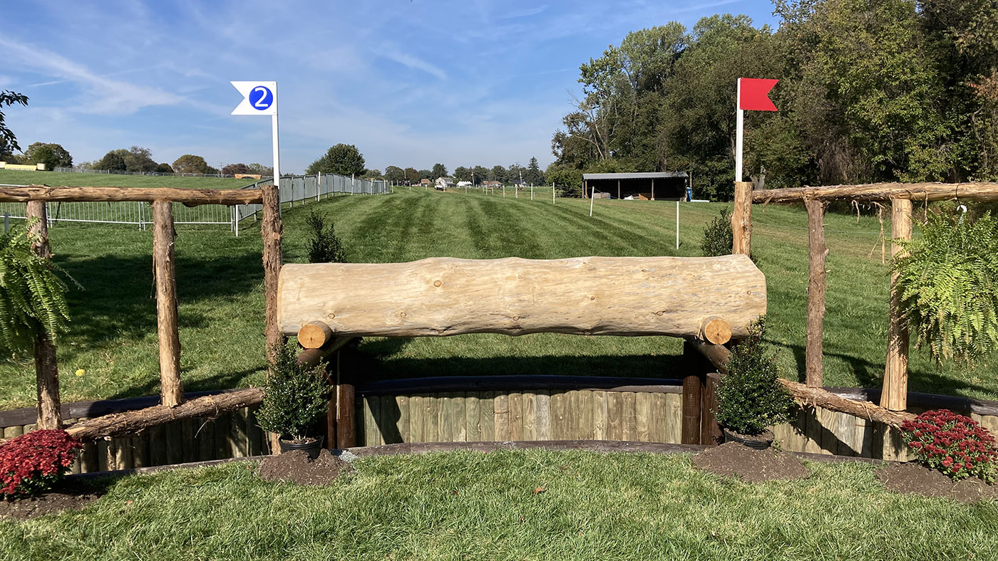 Maryland 5 Star cross-country course 2022: fence 2