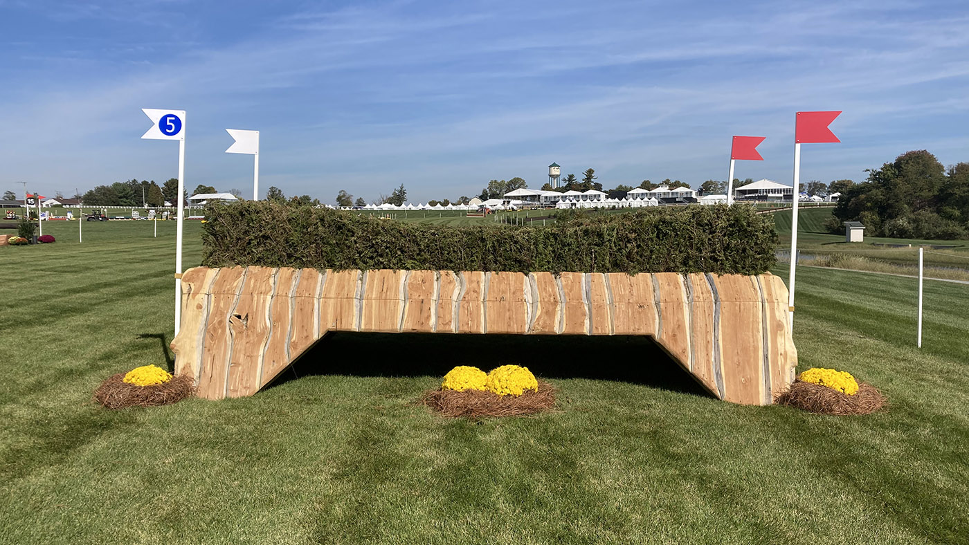 Maryland 5 Star cross-country course 2022: fence 5