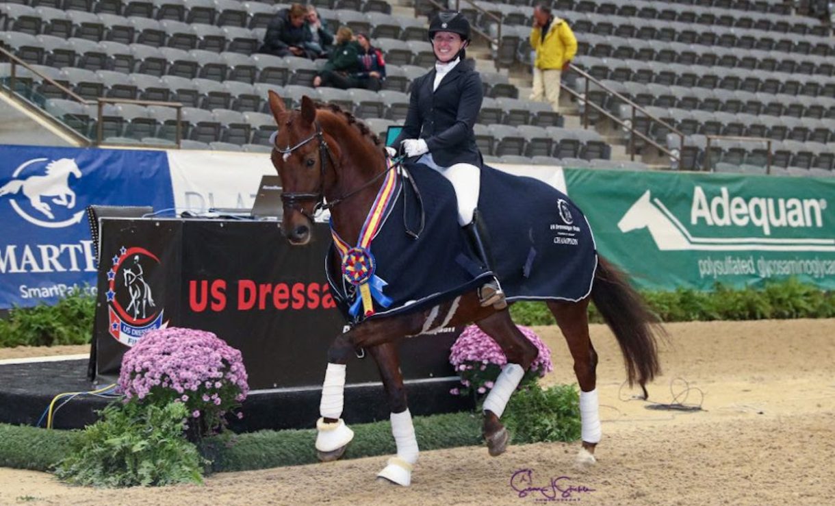 Olympic eventer Ingrid Klimke wins dressage World Cup leg