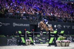 Daniel Deusser and Scuderia 1918 Tobago Z winning the Super Grand Prix at the Prague Playoffs showjumping results