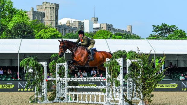 Kelly Ward and Bloomfield Incognito at Royal Windsor Horse Show in 2021