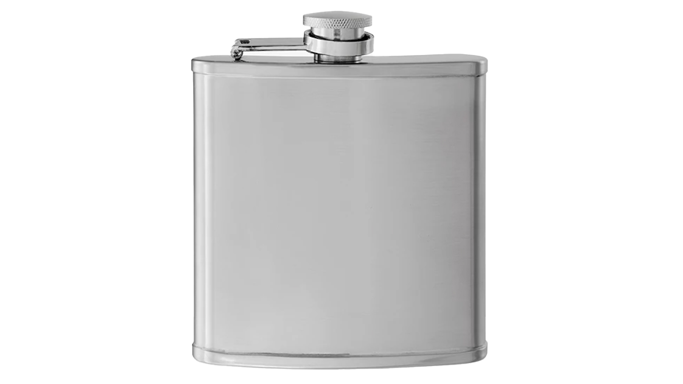 John Lewis Stainless Steel Hip Flask