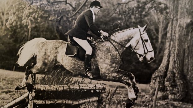 Peter Felgate, pictured, the founder of Bradbourne Riding and Training Centre has died aged 86