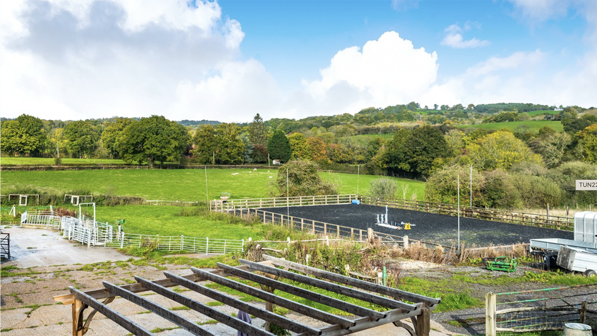 How much would you pay for a family home, 10 stables, 25 acres and an