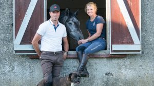 Tim and Jonelle Price, who will move to a new yard in the new year