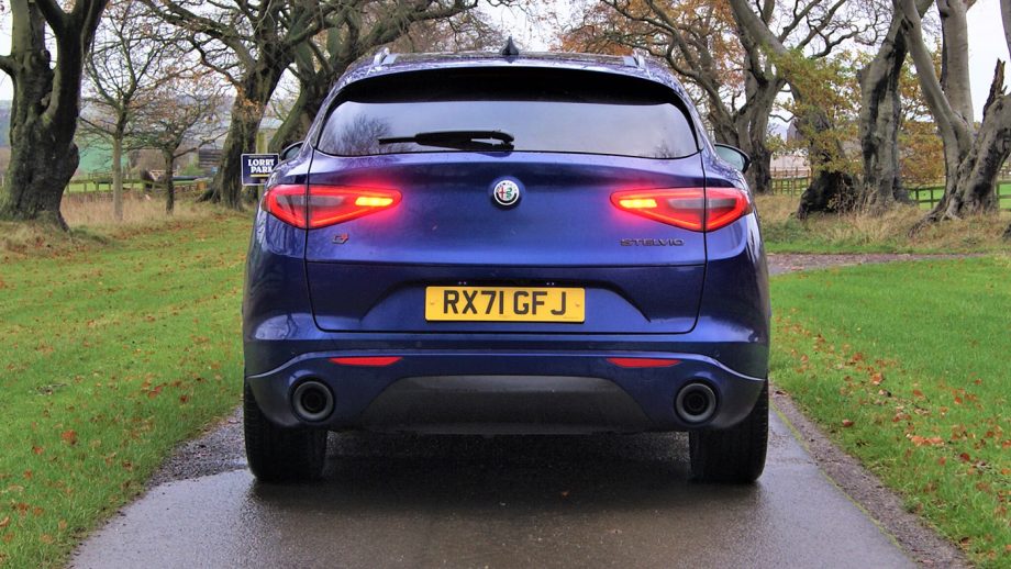 Alfa Romeo Stelvio rear view