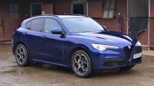 Alfa Romeo Stelvio three-quarters on