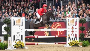 London Horse Show jockeys jumping: Jim Crowley