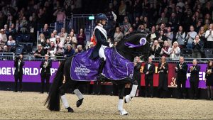 london horse show Lottie Fry and Glamourdale